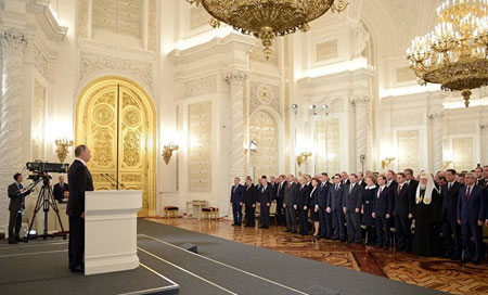 putin ante la assemblea federal Rusia se opone a cualquier forma de monopolio